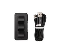 Pyugxab MK321 Mini Tastiera Programmabile Macro Tastiera Meccanica A 3 modalità Tastierino da Gioco per Giochi Multimediali MK321U