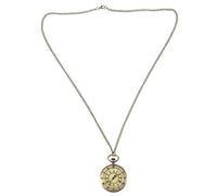 Pyugxab Orologio da tasca in scala vintage singola scala grande uomo e orologio da tasca al quarzo,