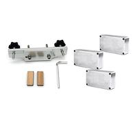 Pyugxab Pinza per ponte per chitarra strumento di legame con 3 pezzi 1590B Style Guitar Effects Pedal Stomp Box Enclosure