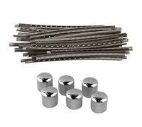 Pyugxab Set di 24 fili per chitarra elettrica acustica da 2,2 mm, con chiusura a nastro, , 6 pezzi per chitarra elettrica, pulsante del volume