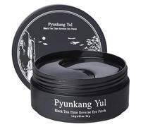 [PKY] Black Tea Time Reverse Eye Patch - Anti-età, Nutrimento intensivo con collagene a basso peso molecolare - Riduce occhiaie e rughe sottili con kombucha - Cura della pelle coreana (30 paia)
