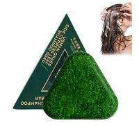 PYXGAR Shampoo Solido Naturale a Forma di Triangolo - Sapone Verde con Ingredienti Vegetali, Detergente Delicato per Uomo e Donna, Rinforza e Liscia i Capelli, 1 Pezzo