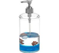 Gedy Dosasapone Liquido da appoggio Trasparente con Decoro Acqua h 184 mm