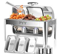 PYY XZ-ZZCL23 Scaldavivande, Acciaio Inossidabile, Argento