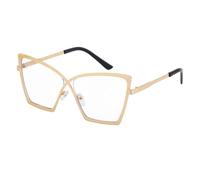 PYYLTTP Occhiali da sole da donna con montatura in metallo di lusso, alla moda, punk, da uomo, per guida all'aperto, viaggi, UV400 (C2 oro trasparente)