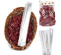 PZ 1 Cesto Natale Vimini Grande Marrone Scuro 60 X 40 X 13 CM + PZ 1 Busta Paglia Rossa Natalizia + PZ 2 Fogli PLP 100 X 130 CM per Confezioni di REAGALI Natale