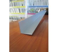 PZ 10 PROFILI IN ALLUMINIO ANODIZZATO ARGENTO ANGOLARE A L MM.10X10X 1 DA MT 2