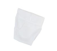 Pz 10 Sacchetto seta crepe grande bianco 10x16cm c/tirante bomboniere fai da te