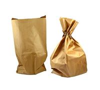 PZ 10 SACCHI IN CARTA AVANA PER RACCOLTA DIFFERENZIATA CM 40x16x80 CM BUSTA PER RIFIUTI CARTA