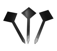 PZ 10 SEGNAGUSTO A ROMBO Nero Alto CM 21,5 TARGHETTA per VASCHETTA Gelato SPILLONE Black for Ice Cream SEGNA Gusti
