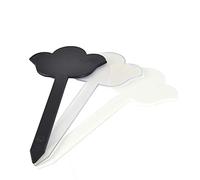 PZ 10 SEGNAGUSTO NERO + PZ 10 SEGNAGUSTO BIANCO + PZ 10 SEGNAGUSTO TRASPARENTE A FORMA DI FIORE FOR ICE CREAM SEGNAGUSTI PER GELATO