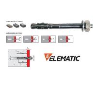PZ.10 TASSELLI PER CALCESTRUZZO, ANCORANTE A PRIGIONIERO "ELEMATIC T11"