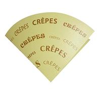 PZ 100 ASTUCCIO PORTA CREPE PIEGHEVOLE IN CARTA ALIMENTARE CREPES TAKE AWAY