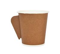 PZ 100 BICCHIERE CON MANICO CL 10 PER CAFFE' E BEVANDE CALDE BICCHIERINO CARTONE 4OZ