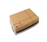 PZ 100 Box PANINO Grande 15 X 10 CM Rettangolare Porta Hamburger E Sandwich in Carta Big BOXBURGER in CARTONCINO Kraft Alimentare per ASPORTO Take Away