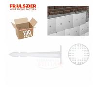 PZ 100 TASSELLO FISSAGGI x PANNELLI ISOLANTI CAPPOTTO RIGIDI SEMIRIGIDI mm 8x90