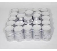 Pz 100 Tea Light candele semplici 3,5 cm 4,5 h. di durata composizioni arredo