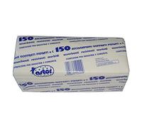 PZ 1200 Asciugamani GOFFRATI Bianchi PIEGATI A C CM 23 ASSORBENTI Resistenti Morbidi CM 23 per Dispenser da Bagno
