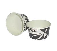 PZ 126 COPPETTE CC 80 per Gelato in Cartone TERMOSALDATO Fantasia Bianco E Nero Black And White Cup Bicchieri per GELATERIA
