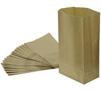 PZ 15 SACCHI IN CARTA AVANA PER RACCOLTA DIFFERENZIATA CM 40x16x80 CM BUSTA PER RIFIUTI CARTA