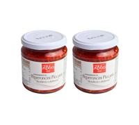 PZ 2 BARATTOLI DA 280GR CADA UNO CONDIMENTO DI PEPERONCINI PICCANTI "DESIDERIO CALABRESE" PER RICETTE CULINARIE