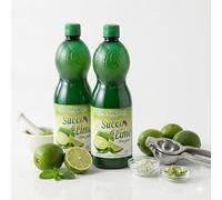 PZ 2 BOTTIGLIE DA 1 LT CADA UNA SUCCO DI LIME A BASE DI SUCCO CONCENTRATO LIME JUICE IN BOTTIGLIA