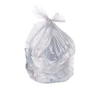PZ 20 SACCHI ULTRA STRONG SUPER RESISTENTI GIGANTI 80 + 20 + 20 ALTO CM 140 TRASPARENTI PER IMMONDIZIA, SPAZZATURA E RACCOLTA DIFFERENZIATA PLASTIC BAGS SIZE LARGE
