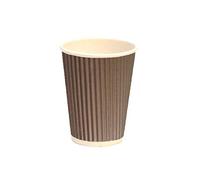 PZ 200 BICCHIERE IN CARTONE ML 350 TERMICO PER CAPPUCCINO CIOCCOLATA CAFFE' O BEVANDE CALDE IN CARTA PAPER CUP COFFEE AND HOT DRINKS