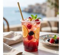 PZ 200 BICCHIERE TUMBLER CC 320 TRASPARENTE FLEXI PER COCKTAIL SOFT GLASS