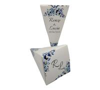 Pz 24 Cono Portariso Matrimonio Personalizzato, Cono Portariso Chiuso Matrimonio Personalizzato, Personalizza e seleziona la quantità desiderata. (Matrimonio 10)