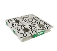 PZ 25 VASSOI IN CARTONE PER BICCHIERI DA CAFFE E CAPPUCCINO 70/90/120 CC IDEALI PER ASPORTO BICCHIERI