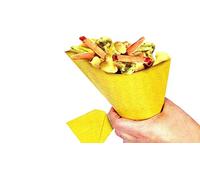 PZ 250 Cono Astuccio Porta Patatine E Fritto in Carta Paglia Dispenser in CARTONCINO Box Chips Potato PATATINA