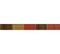 pz 30 Listelli Vetro 3x30 rosso-blu rivestimento decoro