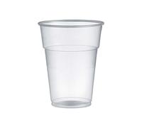 PZ 300 Bicchieri in PLASTICA ml 400 per Acqua Birre Bevande Cocktail Granite Frappe' Plastic Cups Bicchiere Rigido