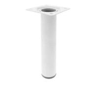 Pz 4 Piedino Per Mobili In Acciaio Colore Bianco H20 D30,Piede 24463