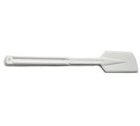 PZ 5 SPATOLE BIANCO COPRENTE RIGIDA PER GELATO ALTE CM 33,5 DIAMETRO CM 5,3 IN PLASTICA PER GELATERIA E PASTICCERIA