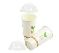 PZ 50 BICCHIERE MAXI 500 ML COMPOSTABILE E BIODEGRADABILE + COPERCHIO