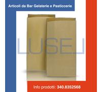 PZ 50 BUSTA PER RACCOLTA DIFFERENZIATA IN CARTA SACCHI CM 40 X CM 16 ALTI CM 80 SACCHETTO PER SPAZZATURA E IMMONDIZIA