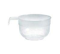 PZ 50 TAZZA CC 200 IN PLASTICA TRASPARENTE PER CAFFE' CAPPUCCINO E CIOCCOLATE CON MANICO TAZZINA KRISTAL CLEAR