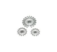 PZ. 500 Distanziatori pvc CIRCOLARE a STELLA Per Cassero Casseformi H. 25mm