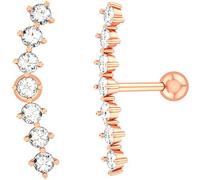 Pz Arc Forma Dell'orecchio Dell'orecchino Della Vite Prigioniera Piercing Cartilagine Helix Gioielli Non Trafitto Clip Sul Naso Cerchio Anelli Gioielli per Le Donne Degli Uomini Attractive and fashion