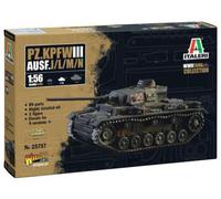 Pz.Kpfw. III Ausf. J/L/M/N Tank 1:56 Plastic Model Kit ITALERI