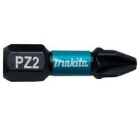PZ2 X 25Mm Pozidriv Impatto Cacciavite Bit Neri, Confezione Da 25 - E-12376