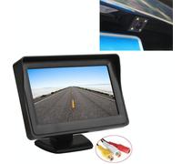 PZ601-C TFT LCD 2 Ingresso video Monitor di parcheggio da 4,3 pollici 2 in 1 con