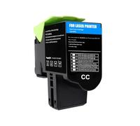 PZBbexsMF Cartuccia toner compatibile con CS310n CS310dn CS410n CS410dn CS410dnt CS510de CS510dte CS310 CS410 CS510 CX310 CX410 CX510(Cyan)