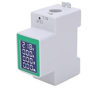 PZEM-008 Amperometro su Guida Din, Digitale LCD Voltmetro Multifunzione Rail Wattmetro Display Tensione/Corrente/Potenza/Elettricità AC 50-300V