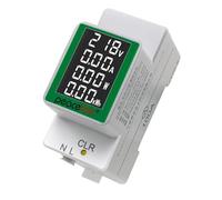 PZEM-008 Su Guida Din Elettricità Digitale Contatore di Energia di Potenza Watt Kwh Wattmetro Monitor Amperometro Voltmetro AC 50-300 V 100A(White)
