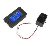 PZEM-022 AC Digital Energy Power Meter 100A Con Tensione Corrente Test Retroilluminazione LCD Sovraccarico Allarme E Soglia di Potenza Impostazioni Per Impianti Elettrici