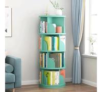 PZEOB Libreria in piedi in piedi a 5 livelli di deposito circolare con scaffale a rotazione a 360 ° per il soggiorno domestico Office di studio del soggiorno