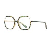 PZEOB occhiali protettivi Anti-blu Luce Occhiali Cornici Titanio Plastica Occhiali Cornici Occhiali Ottici Cornici Creativo Mezza montatura Occhiali da vista partita perfetta